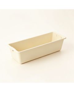 Holly Brook Empty Railing Planter With Integral Brackets - Ivory (synthetic illustration; no displayed measurements)