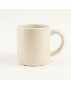 Stone Arc Ceramic Mug - Cream (synthetic illustration; no displayed measurements)