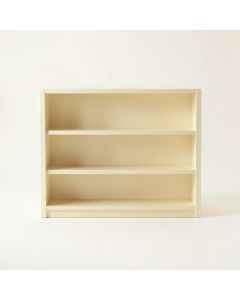 Oak Branch Low Bookcase - Cream (synthetic illustration; no displayed measurements)
