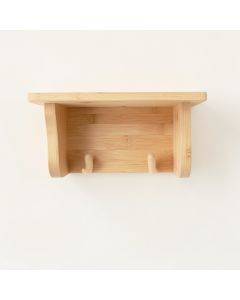 Cliff Bridge Wall-Mounted Entryway Organizer Shelf - Beige (synthetic illustration; no displayed measurements)