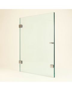 24.5 '' X 78 '' Frameless Fixed Glass Panel (synthetic illustration; no displayed measurements)