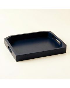 Lake Arc Serving Tray - Navy (synthetic illustration; no displayed measurements)