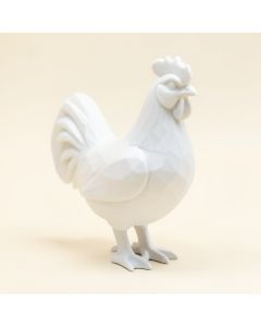 Gefen Geometric Polygon Rooster Figurine (synthetic illustration; no displayed measurements)