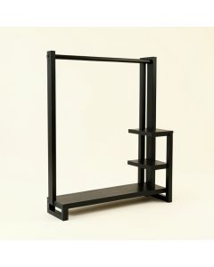 Briar Arc Empty Garment Rack (synthetic illustration; no displayed measurements)