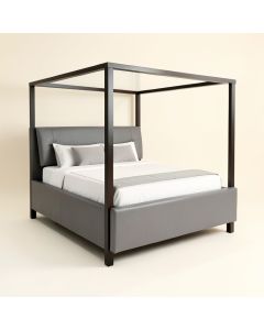 Atac Queen Low Profile Four Poster Bed (synthetic illustration; no displayed measurements)