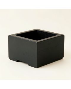 Juniper Bend Empty Raised Planter - Black (synthetic illustration; no displayed measurements)
