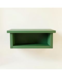 Alder Bend Wall-Mounted Shelf - Green (synthetic illustration; no displayed measurements)