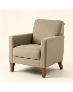 Leonide 44 '' Wide Polyester Armchair (synthetic illustration; no displayed measurements)