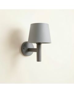 Moss Brook Wall Sconce Mounted On A Plain Wall - Gray (synthetic illustration; no displayed measurements)