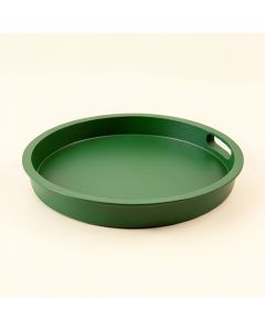 Laurel Arc Serving Tray - Green (synthetic illustration; no displayed measurements)