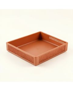 Laurel Branch Empty Under-Desk Cable Tray - Terracotta (synthetic illustration; no displayed measurements)