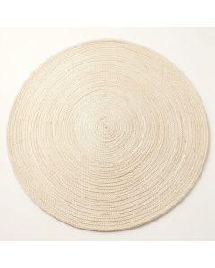 Bay Crossing Round Area Rug - Cream (synthetic illustration; no displayed measurements)