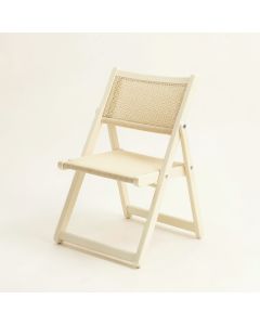 Cove Branch Folding Outdoor Chair - Cream (synthetic illustration; no displayed measurements)
