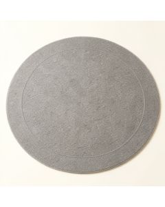 Holly Bluff Round Area Rug - Gray (synthetic illustration; no displayed measurements)