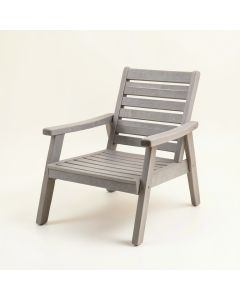 Bay Crest Outdoor Lounge Chair - Gray (synthetic illustration; no displayed measurements)