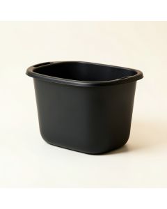 River Arc Laundry Hamper - Black (synthetic illustration; no displayed measurements)
