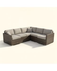 Waterbury 6 Piece Sectional Seating Group With Cushions (synthetic illustration; no displayed measurements)
