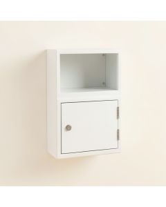 Oak Brook Wall-Mounted Entry Cabinet - White (synthetic illustration; no displayed measurements)
