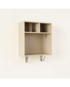 Olive Bend Wall-Mounted Entryway Organizer Shelf - Beige (synthetic illustration; no displayed measurements)