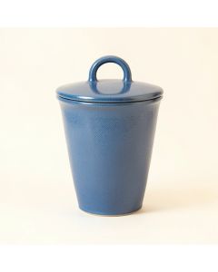 Ash Crossing Storage Canister With Lid - Blue (synthetic illustration; no displayed measurements)