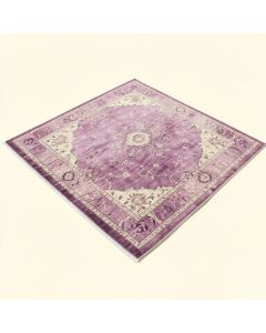 Aimes Power Loom Plum/Purple/Ivory Rug (synthetic illustration; no displayed measurements)