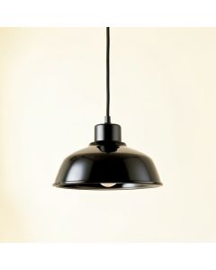 Pine Brook Pendant Light Suspended From One Plain Cable - Black (synthetic illustration; no displayed measurements)
