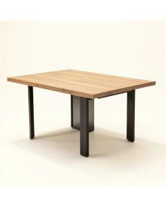 Callis Industrial Dining Table (synthetic illustration; no displayed measurements)