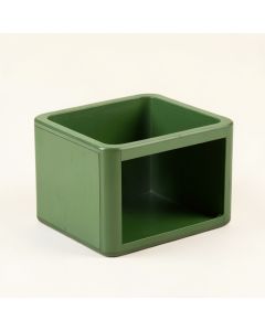 Laurel Bend Empty Furniture-Style Litter Enclosure - Green (synthetic illustration; no displayed measurements)