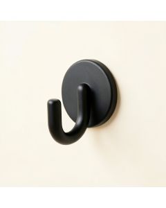 Clay Branch Wall-Mounted Robe Hook - Black (synthetic illustration; no displayed measurements)