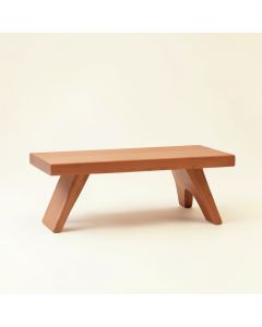Birch Arc Indoor Bench (synthetic illustration; no displayed measurements)