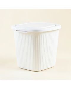 Flint Bridge Laundry Hamper - White (synthetic illustration; no displayed measurements)