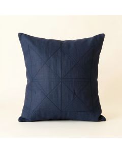Flint Canyon Filled Accent Pillow - Navy (synthetic illustration; no displayed measurements)