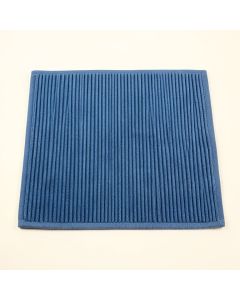 Ash Edge Bath Mat - Blue (synthetic illustration; no displayed measurements)