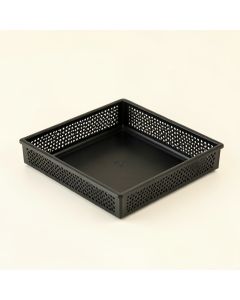 Hazel Bridge Empty Under-Desk Cable Tray - Black (synthetic illustration; no displayed measurements)