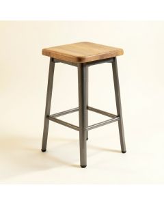 Cosmas Solid Wood Bar & Counter Stool (synthetic illustration; no displayed measurements)