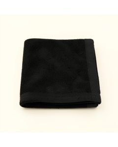 Cliff Crest Bath Towel - Black (synthetic illustration; no displayed measurements)