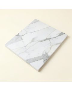 Calacatta Royal 18 '' X 36 '' Straight Edge Porcelain Singular Floor Use Tile (synthetic illustration; no displayed measurements)