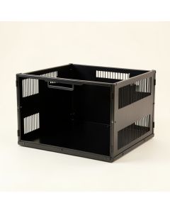 Briar Branch Empty Furniture-Style Pet Crate - Black (synthetic illustration; no displayed measurements)