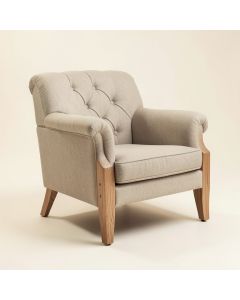 Alanna 30.5 '' Wide Tufted Chesterfield Chair (synthetic illustration; no displayed measurements)