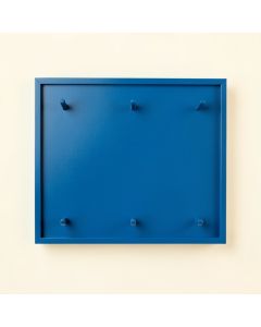 Harbor Bluff Empty Wall-Mounted Tool Organizer Panel - Blue (synthetic illustration; no displayed measurements)