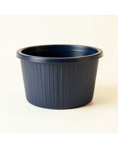 Fern Branch Empty Storage Basket - Navy (synthetic illustration; no displayed measurements)