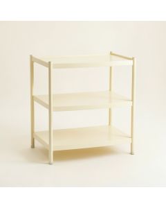 Slate Arc Empty Countertop Canister Rack - Cream (synthetic illustration; no displayed measurements)