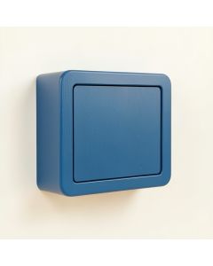 Shore Bluff Wall-Mounted Entry Cabinet - Blue (synthetic illustration; no displayed measurements)
