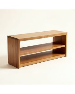 Hales Solid Wood Shelves Storage Bench (synthetic illustration; no displayed measurements)