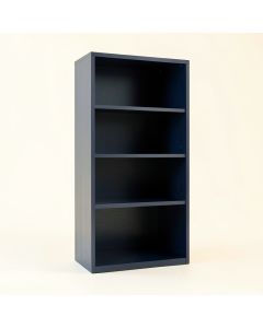 Maple Crest Narrow Cubby Tower - Navy (synthetic illustration; no displayed measurements)