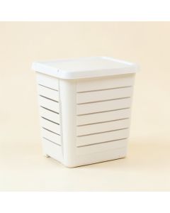 Shore Bend Closed Garden Compost Bin - White (synthetic illustration; no displayed measurements)