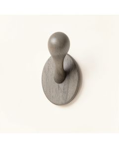 Hill Crest Wall-Mounted Robe Hook - Gray (synthetic illustration; no displayed measurements)