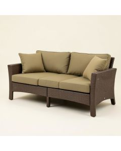 Orahh 28.5 '' Wide Outdoor Patio Sofa With Sunbrella Cushions (synthetic illustration; no displayed measurements)