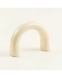 Wren Bluff Cabinet Handle Without Packaging - Ivory (synthetic illustration; no displayed measurements)
