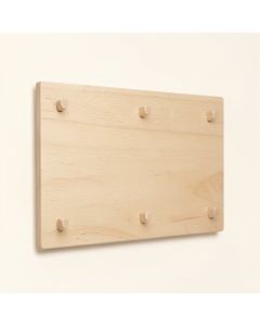 Ridge Dell Empty Wall-Mounted Tool Organizer Panel - Beige (synthetic illustration; no displayed measurements)